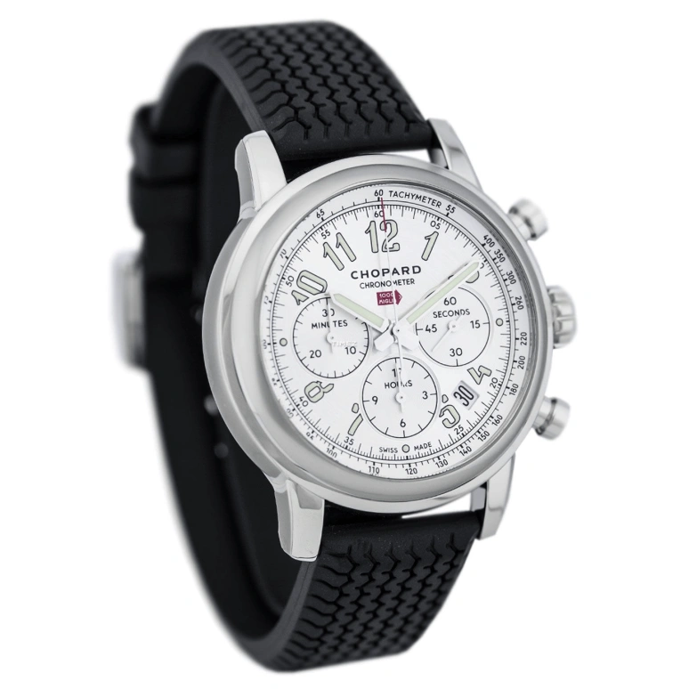 Chopard,Mille Miglia 42mm,42mm,Stainless Steel,Silver,Grey,Automatic,Chronograph,Day,168589,168589-3001