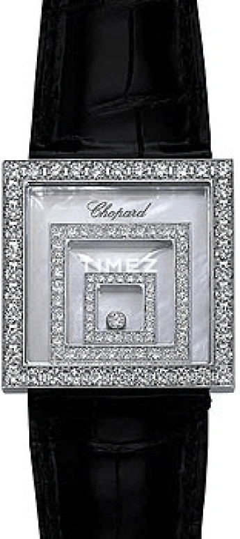 Chopard,Happy Sport 31mm,31mm,White Gold,White,Quartz,Square,Silver,207196,207196-1001