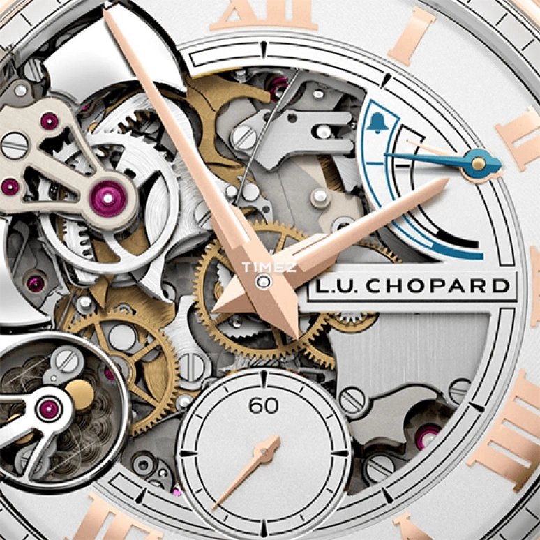 Chopard,L.U.C 43mm,43mm,Rose Gold,Red Gold,White,Handwound,Minute Repeater,171947,171947-5001
