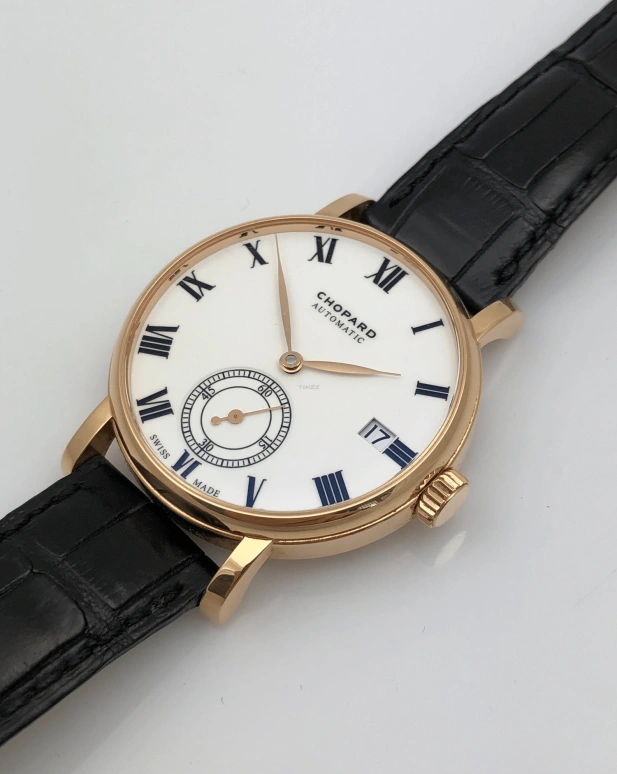 Chopard,Classic 38mm,38mm,Yellow Gold,White,Automatic,Day,60hours,161289,161289-0001