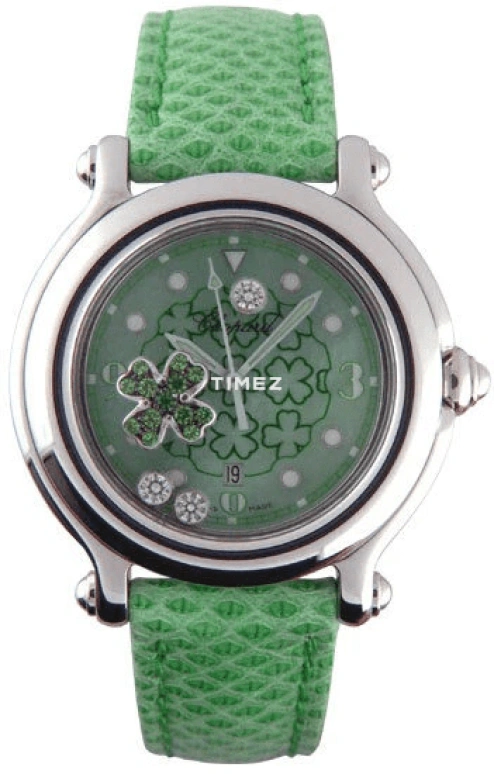 Chopard,Happy Sport 24mm,24mm,White Gold,Green,Quartz,Day,Sapphire,28,28/8427-20