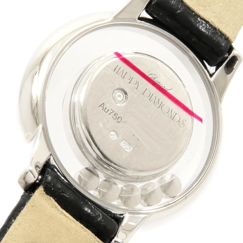 Chopard,Happy Diamonds 26mm,26mm,White Gold,White,Quartz,Sapphire,Round,209410,209410-1001