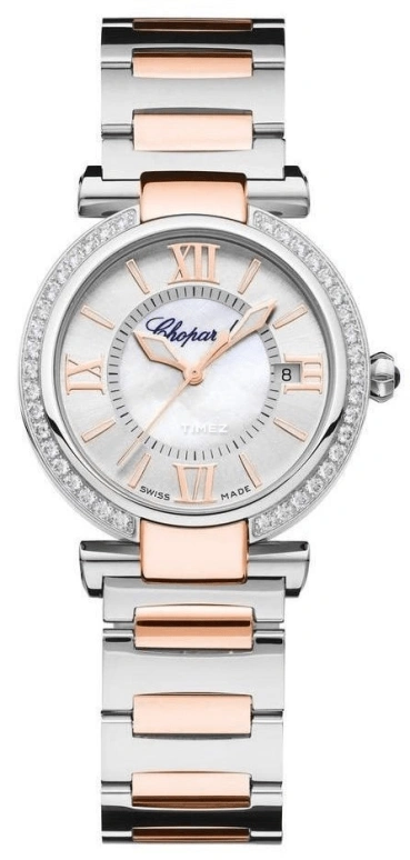 Chopard,IMPERIALE 29mm,29mm,Stainless Steel,White,Handwound,Day,Round,388563,388563-6004