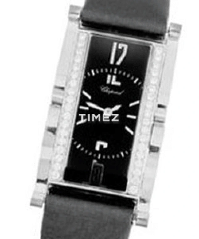 Chopard,Classic ,White Gold,Black,Quartz,Sapphire,Rectangular,139017,139017-1001