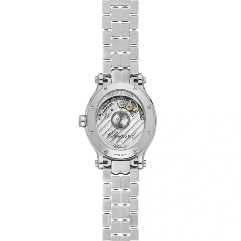Chopard,Happy Sport 31.31x29mm,31.31x29mm,Stainless Steel,Blue,Silver,Automatic,42hours,In-house Caliber,278602,278602-3004