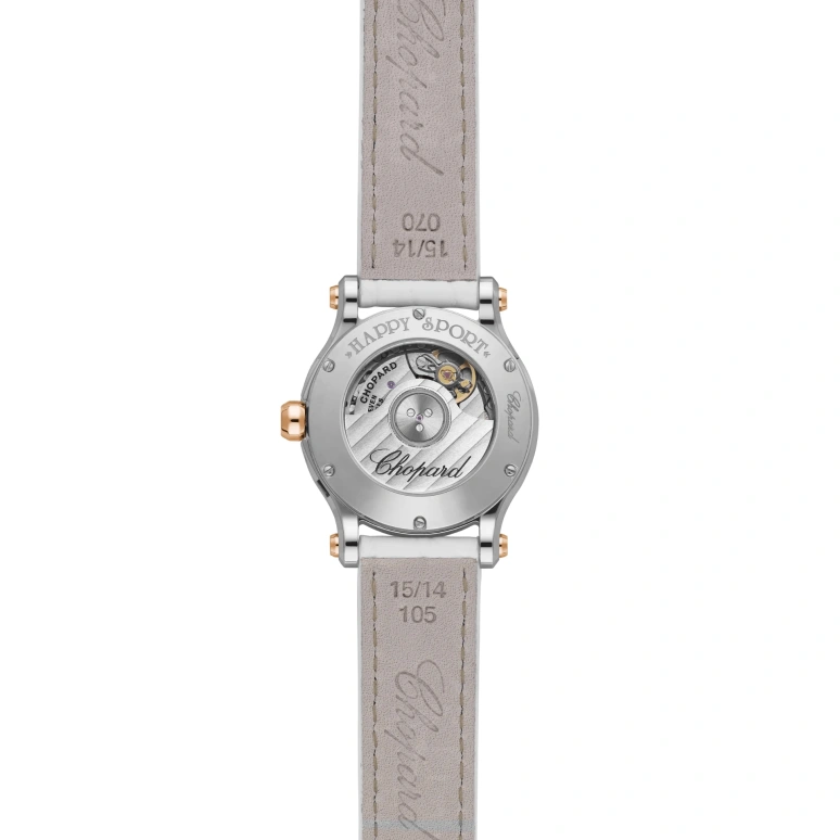 Chopard,Happy Sport 30mm,30mm,Stainless Steel,White,Automatic,42hours,In-house Caliber,278573,278573-6018