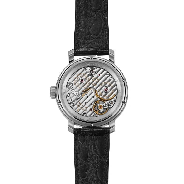 Chopard,L.U.C 40mm,40mm,White Gold,Black,Handwound,Day,Round,161977,161977-1001