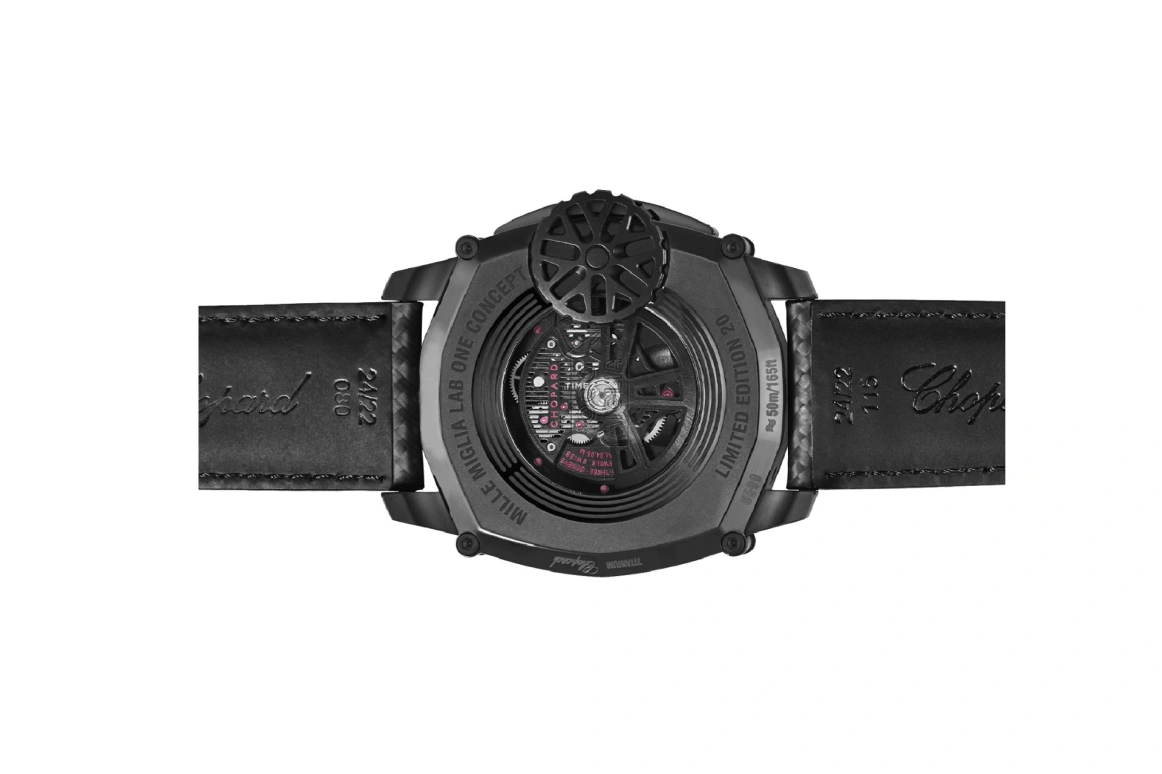 Chopard,Mille Miglia 48.60x46mm,48.60x46mm,Titanium,Black,Automatic,Date,Power Reserve Indicator,Tourbillon,Big Date,60hours,In-house Caliber,168599,168599-3001