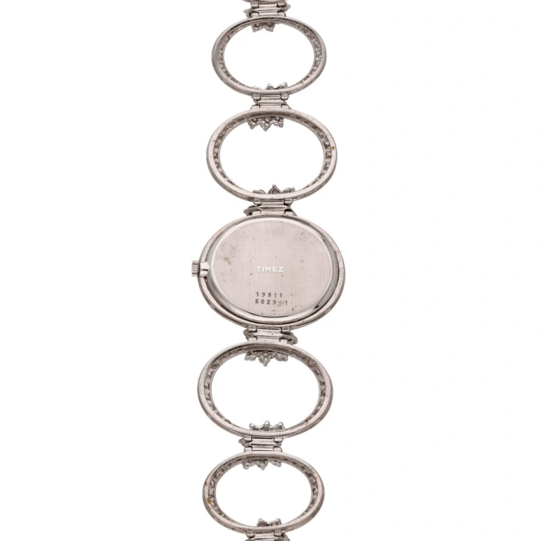 Chopard,L.U.C 31.10mm,31.10mm,White Gold,Multi-Color,Handwound,Sapphire,Oval,5029,5029-1