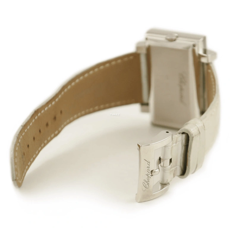 Chopard,Other 40.50mm,40.50mm,White Gold,White,Quartz,Rectangular,Silver,209168,209168-1001