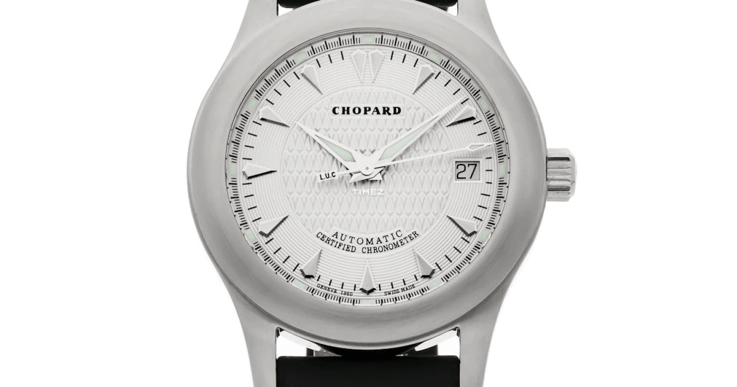 Chopard,L.U.C 39.50mm,39.50mm,Stainless Steel,White,Automatic,Day,Sapphire,Crystal Glass,168200,168200-3001