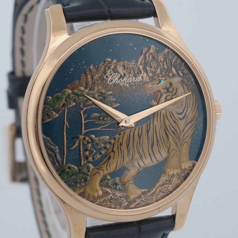 Chopard,L.U.C 39.50mm,39.50mm,Rose Gold,Multi-Color,Automatic,65hours,In-house Caliber,161902,161902-5076