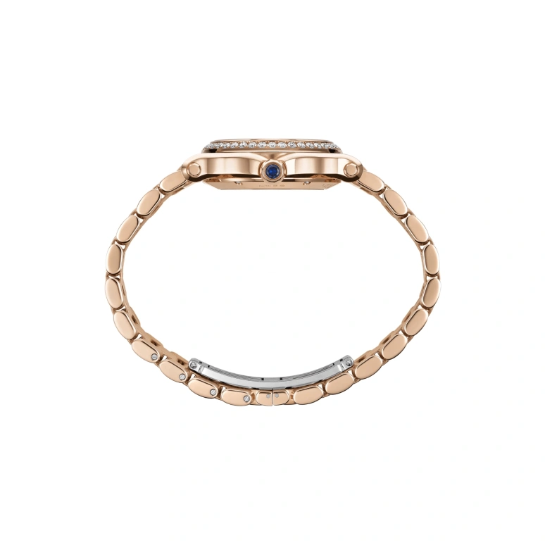 Chopard,Happy Sport 33mm,33mm,Rose Gold,Blue,Rose Gold,Automatic,42hours,In-house Caliber,275378,275378-5008