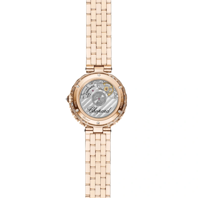 Chopard,L'HEURE DU DIAMANT 30mm,30mm,Rose Gold,Silver White,Automatic,42hours,In-house Caliber,10A378,10A378-5601
