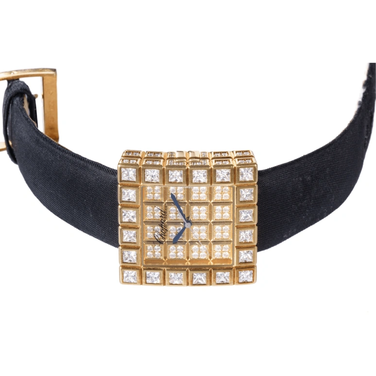 Chopard,Ice Cube' 36mm,36mm,Yellow Gold,Gold,Automatic,Square,12,12/7424