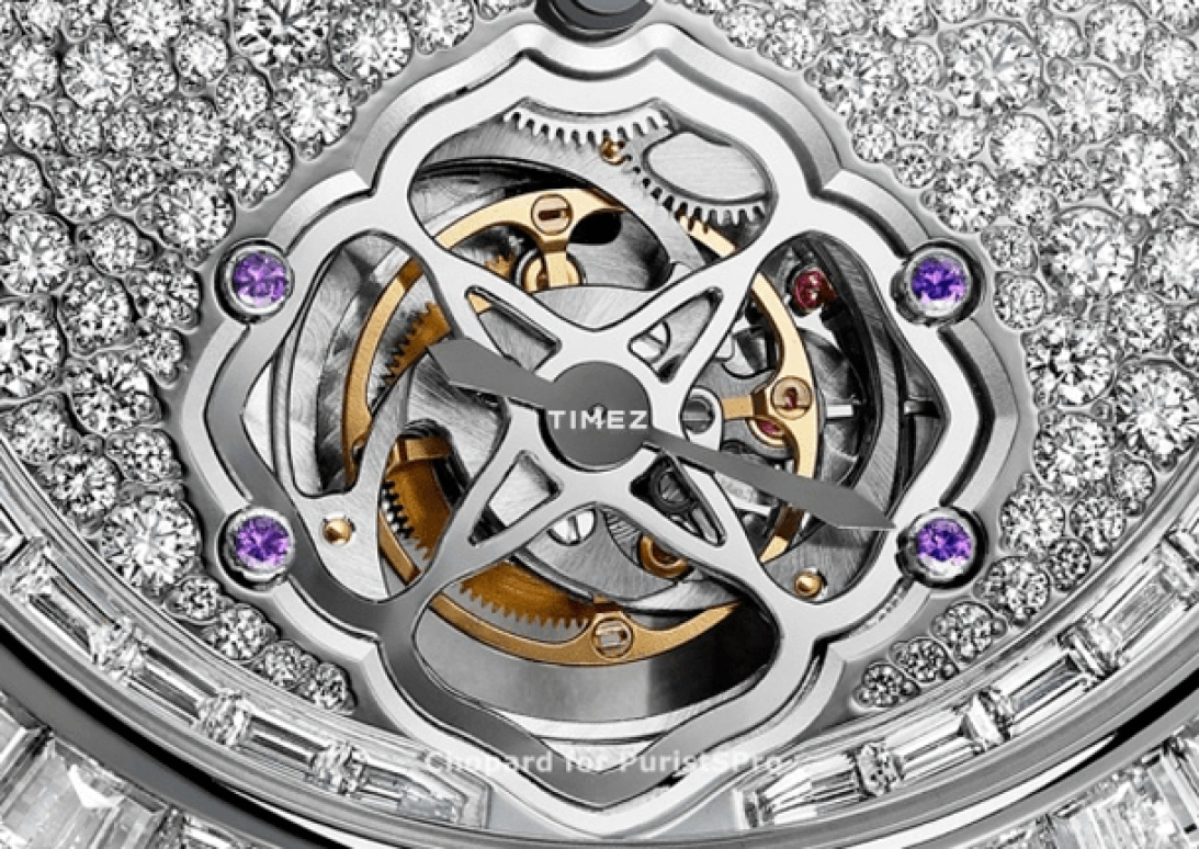Chopard,IMPERIALE 42mm,42mm,White Gold,Silver,Handwound,Power Reserve Indicator,Tourbillon,384250,384250-1002
