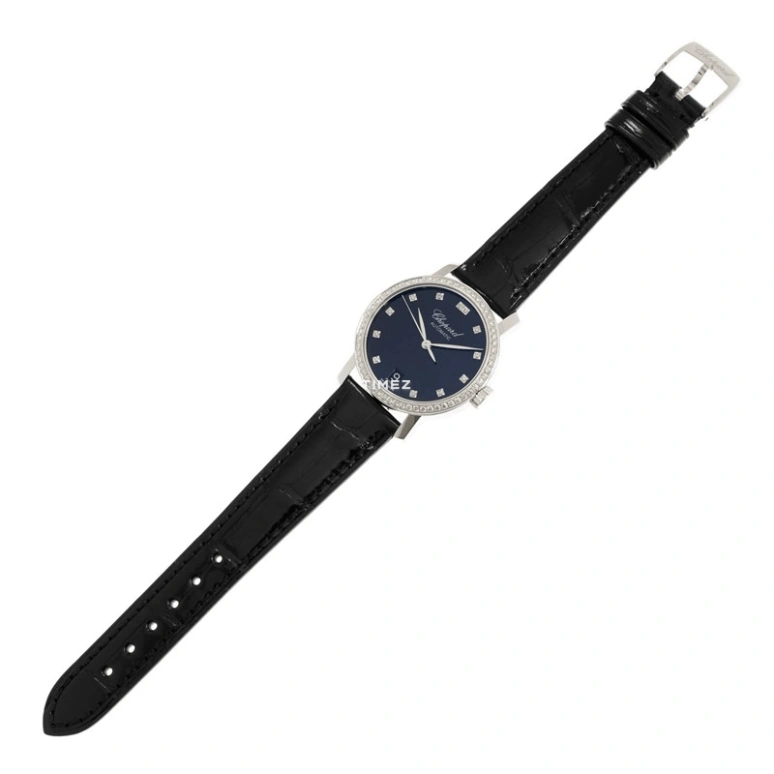 Chopard,Classic 33.50mm,33.50mm,White Gold,Blue,Automatic,Day,Sapphire,Crystal Glass,134200,134200-1004