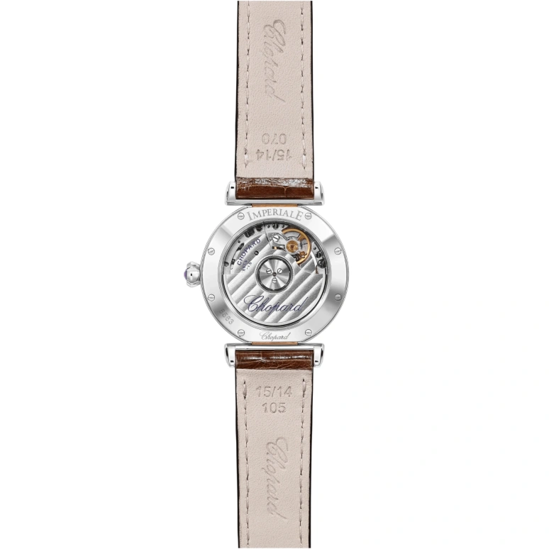 Chopard,IMPERIALE 29mm,29mm,Stainless Steel,Rose Gold,White,Automatic,42hours,In-house Caliber,388563,388563-6013