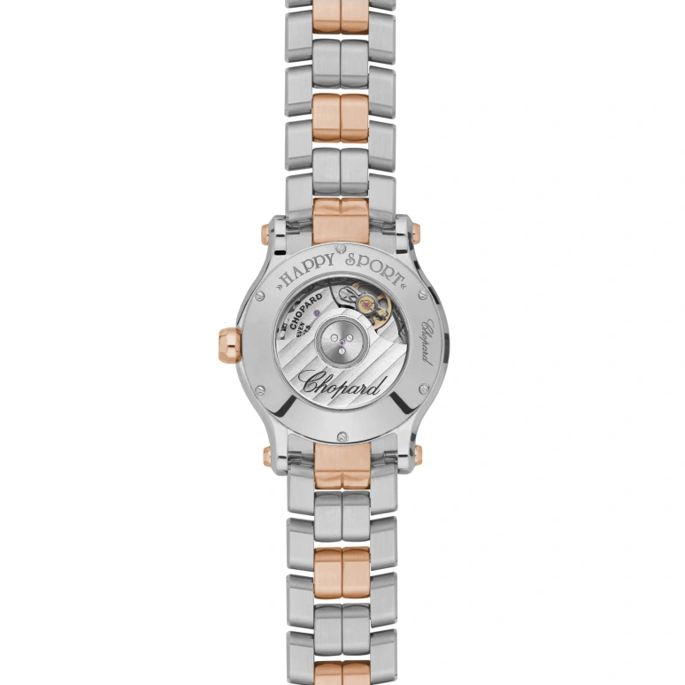 Chopard,Happy Sport 30mm,30mm,Stainless Steel,Rose Gold,Automatic,42hours,In-house Caliber,278573,278573-6017
