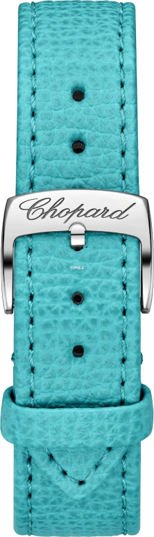 Chopard,Happy Sport 36mm,36mm,Stainless Steel,Rose Gold,Blue,Turquoise,Quartz,Sapphire,Crystal Glass,Round,278598,278598-6001