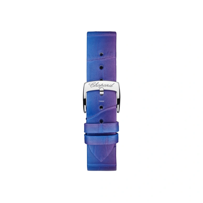 Chopard,Happy Sport 33mm,33mm,Stainless Steel,Blue,Purple,Automatic,42hours,In-house Caliber,278608,278608-3006