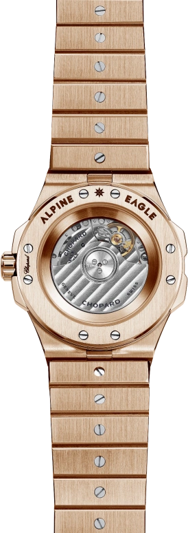 Chopard,Alpine Eagle 36mm,36mm,Rose Gold,Automatic,42hours,In-house Caliber,295370,295370-5009