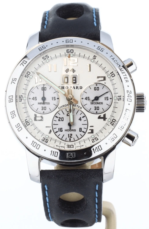 Chopard,Classic 40.50mm,40.50mm,Stainless Steel,White,Automatic,Chronograph,Big Date,168934,168934-3001
