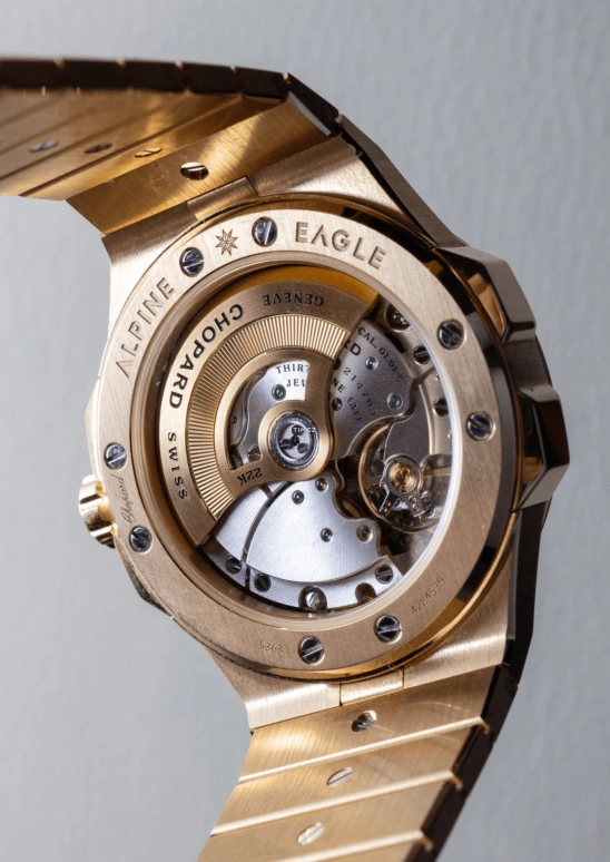 Chopard,Alpine Eagle 41mm,41mm,Yellow Gold,Gold,Automatic,Day,Sapphire,295363,295363-0001