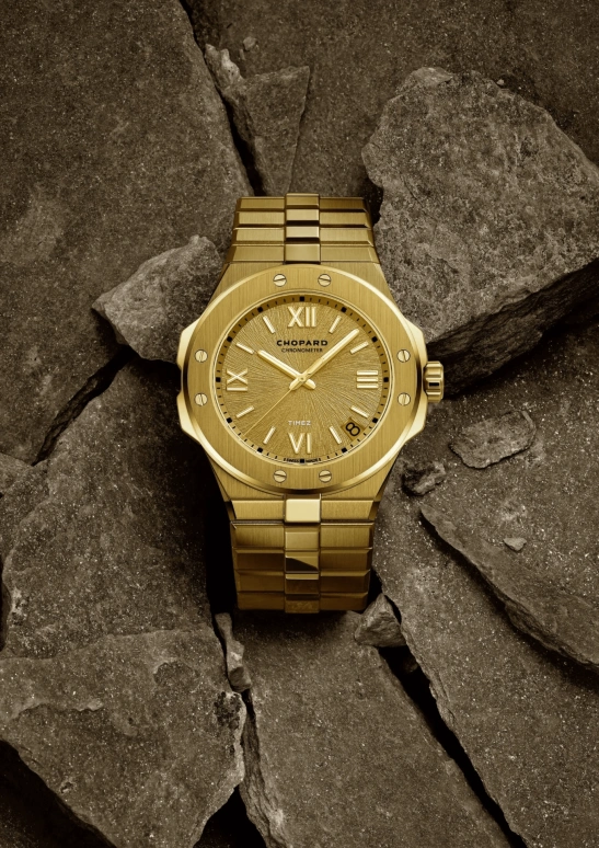 Chopard,Alpine Eagle 41mm,41mm,Yellow Gold,Gold,Automatic,Day,Sapphire,295363,295363-0001
