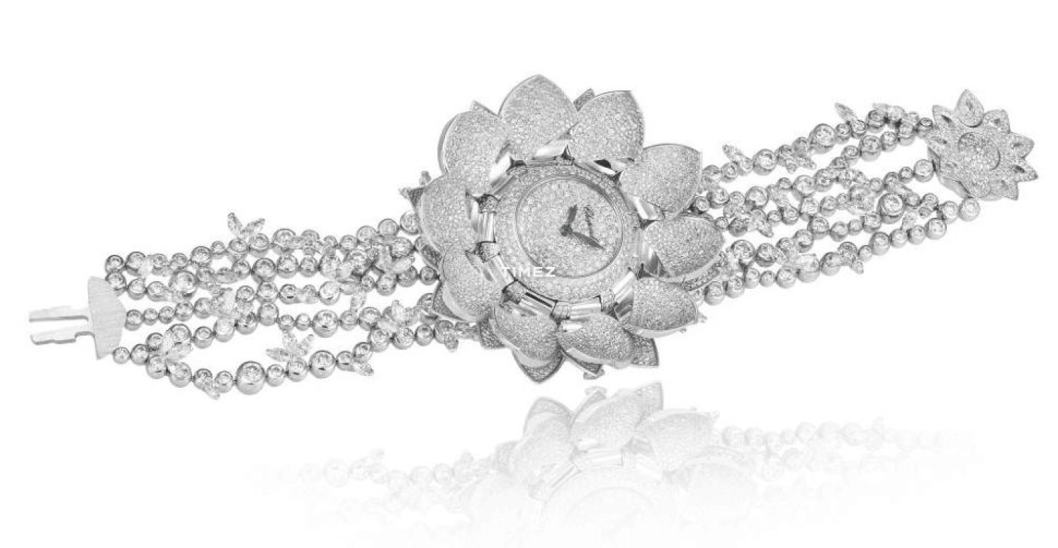 Chopard,Ladies' 26.75mm,26.75mm,Platinum,White,Quartz,Other,Silver,104420,104420-9001