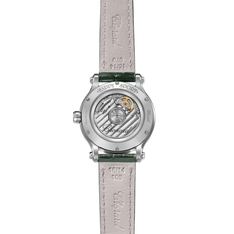 Chopard,Happy Sport 33mm,33mm,Stainless Steel,Cream,Automatic,42hours,In-house Caliber,278608,278608-3010