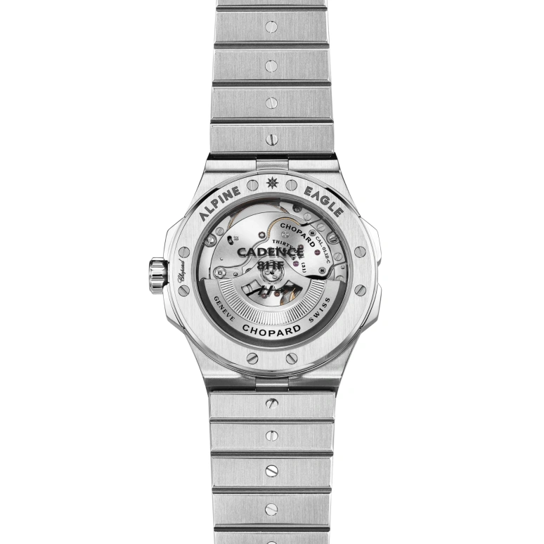 Chopard,Alpine Eagle 41mm,41mm,Titanium,Black,Day,Round,Titanium Gray,298600,298600-3020