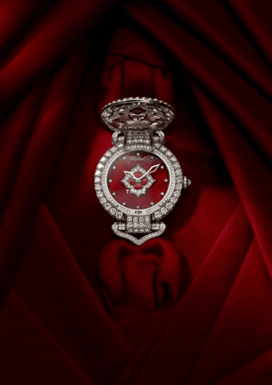 Chopard,IMPERIALE 38mm,38mm,White Gold,Red,Automatic,Sapphire,Crystal Glass,Round,384902,384902-1001