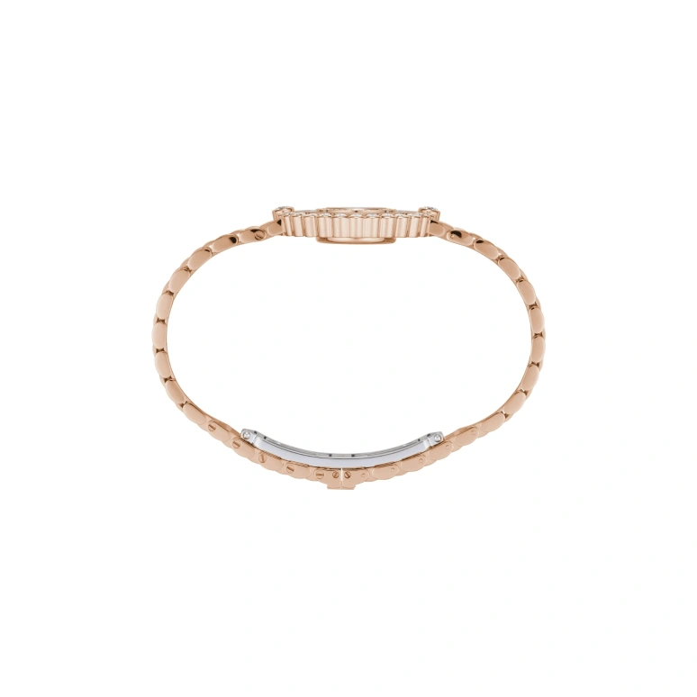 Chopard,Happy Diamonds 30.30mm,30.30mm,Rose Gold,White,Quartz,Sapphire,Crystal Glass,Round,204180,204180-5201