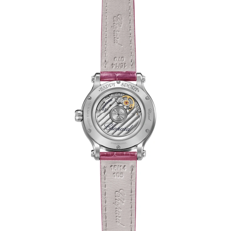 Chopard,Happy Sport 33mm,33mm,Stainless Steel,Silver,White,Automatic,42hours,In-house Caliber,278608,278608-3008