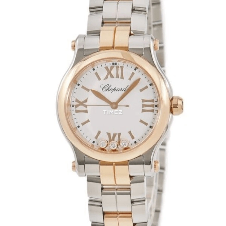 Chopard,Happy Sport 30mm,30mm,Stainless Steel,White,Quartz,Sapphire,Round,278590,278590-6002