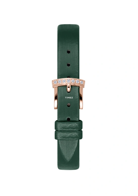 Chopard,L'HEURE DU DIAMANT 34.20mm,34.20mm,Rose Gold,Green,Quartz,Sapphire,Crystal Glass,Oval,139384,139384-5111