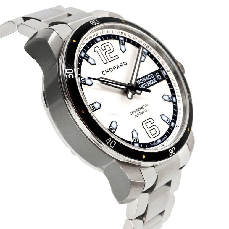 Chopard,Classic Racing 44.50mm,44.50mm,Titanium,Titanium Gold,Silver,Automatic,Day,Round,158568,158568-3003