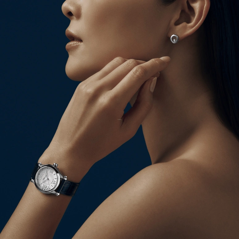 Chopard,Happy Sport 30mm,30mm,Stainless Steel,Silver,Automatic,42hours,In-house Caliber,278573,278573-3011