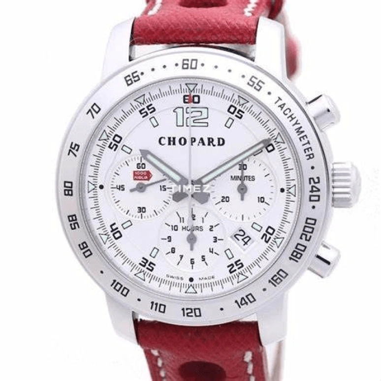 Chopard,Classic Racing 40mm,40mm,Stainless Steel,White,Automatic,Chronograph,Day,168933,168933-3001