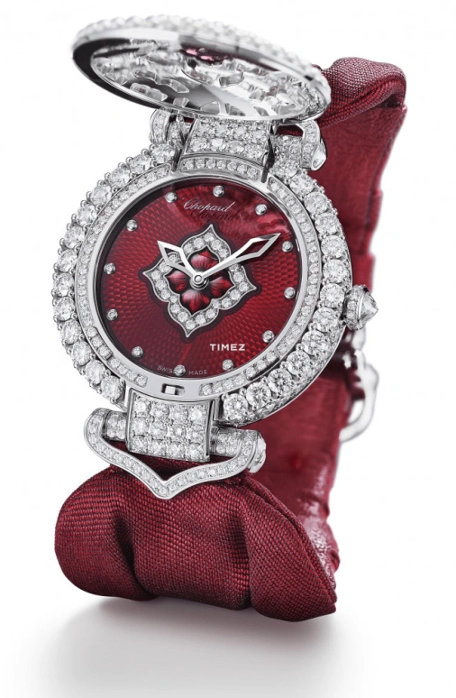 Chopard,IMPERIALE 38mm,38mm,White Gold,Red,Automatic,Sapphire,Crystal Glass,Round,384902,384902-1001