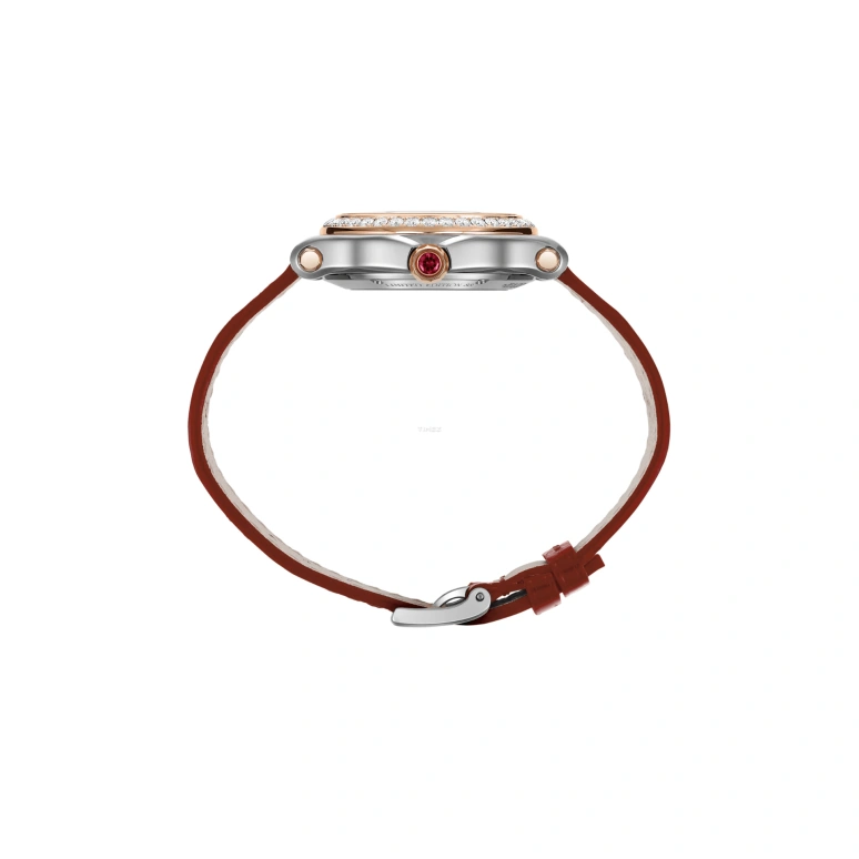 Chopard,Happy Sport 33mm,33mm,Rose Gold,Stainless Steel,Red,Automatic,Sapphire,Round,278608,278608-6011