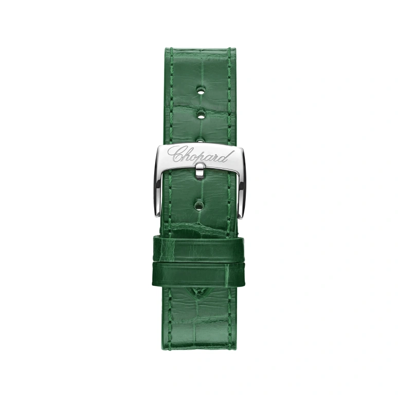 Chopard,IMPERIALE 36mm,36mm,Stainless Steel,Rose Gold,Green,Quartz,Day,Sapphire,Crystal Glass,388532,388532-6006
