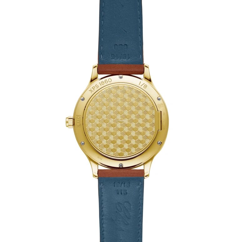 Chopard,L.U.C 40mm,40mm,Yellow Gold,Blue,Automatic,Day,65hours,161242,161242-0002
