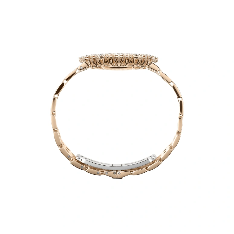 Chopard,Happy Diamonds 36mm,36mm,Rose Gold,White,Quartz,Sapphire,Crystal Glass,Round,209437,209437-5601