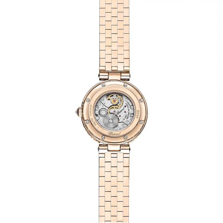 Chopard,L'HEURE DU DIAMANT 26mm,26mm,Rose Gold,Green,Handwound,45hours,In-house Caliber,10A178,10A178-5311