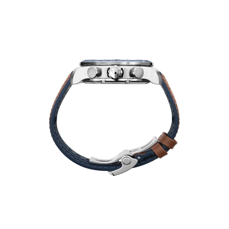 Chopard,Mille Miglia 44mm,44mm,Stainless Steel,Silver,Blue,Red,Sapphire,Crystal Glass,Seconds,168571,168571-3010