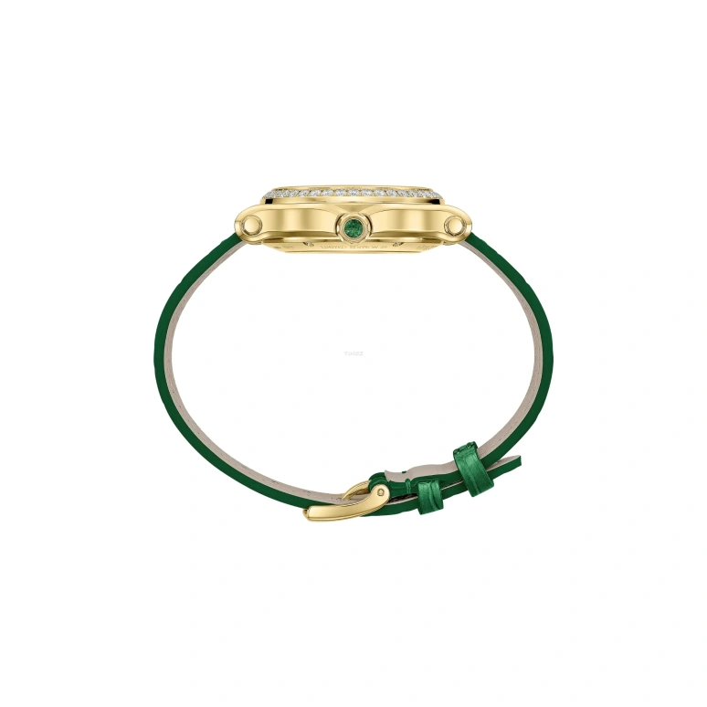 Chopard,Happy Sport 33mm,33mm,Yellow Gold,Green,Automatic,42hours,In-house Caliber,275378,275378-0001