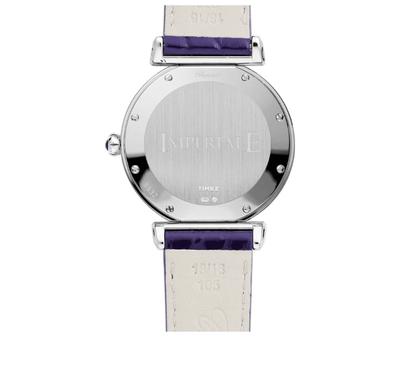 Chopard,IMPERIALE 36mm,36mm,Stainless Steel,Purple,Quartz,Day,Sapphire,Crystal Glass,388532,388532-3012