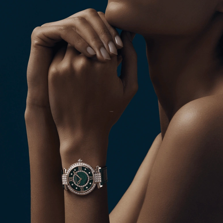 Chopard,IMPERIALE 36mm,36mm,Rose Gold,Green,Automatic,65hours,In-house Caliber,385377,385377-5002